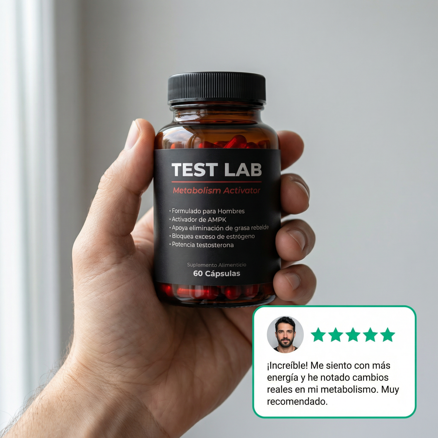 TestLab® - Recuperá un aspecto firme y masculino en 21 días.